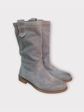 SUNDANCE Donovan Il Boots Suede Made in Italy Heather Gray Size 40